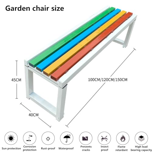 Weatherproof Metal Cast Iron Park Bench F267748