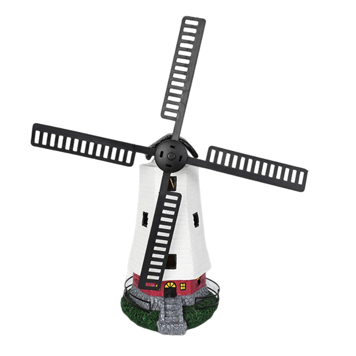 Solar Powered LED Lighthouse Garden Statue X405593