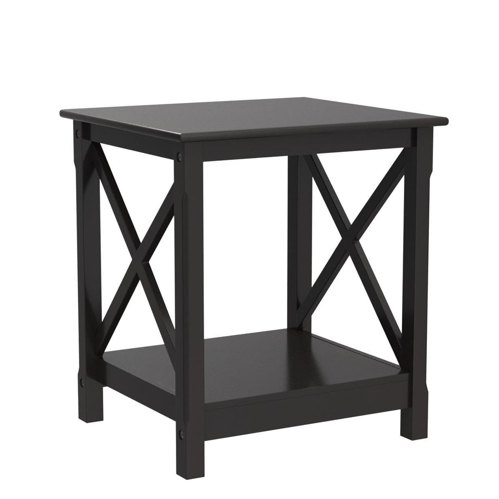 Espresso 20 x 18 Inch End Table Set of 2 V259249