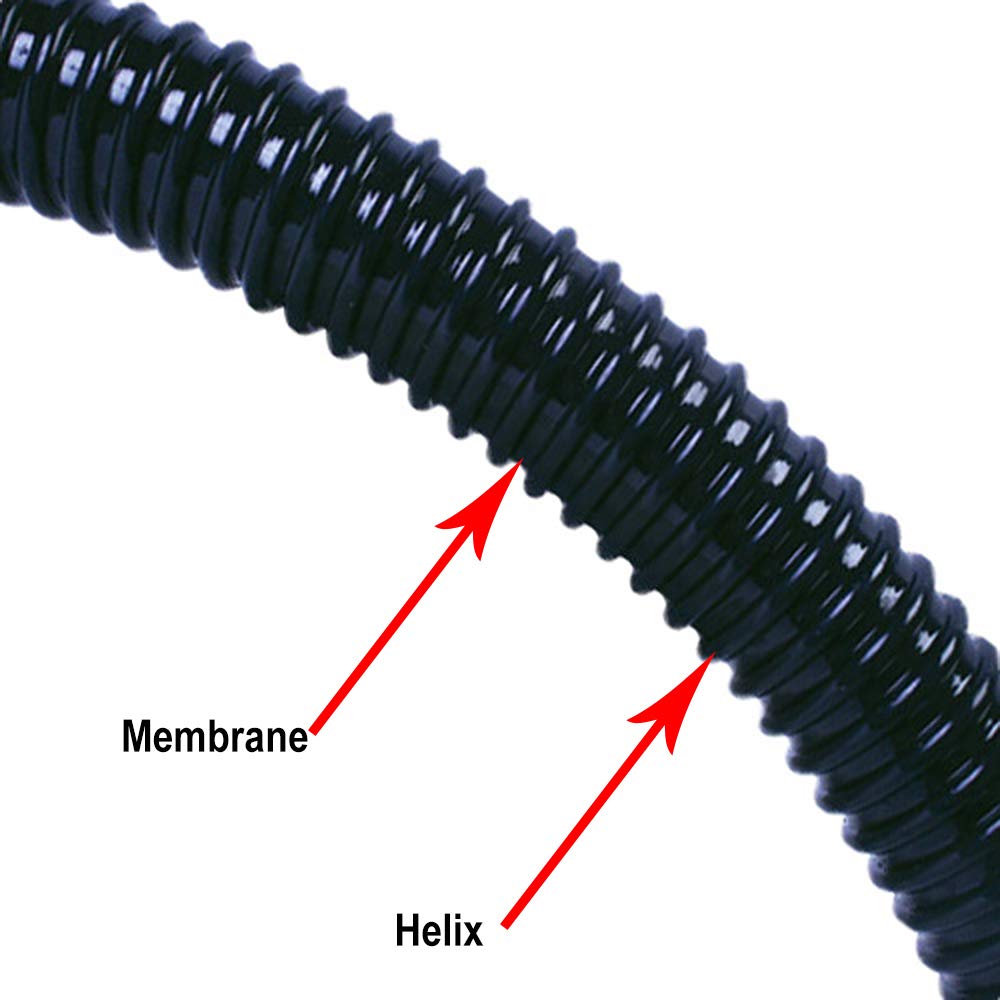 Flexible PVC Water Garden Hose and Pond Tubing 3/4" Dia x 100 ft N53864
