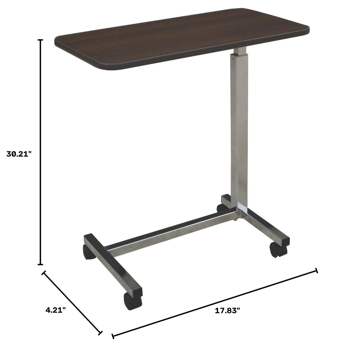 Adjustable Overbed Table with Wheels H9323