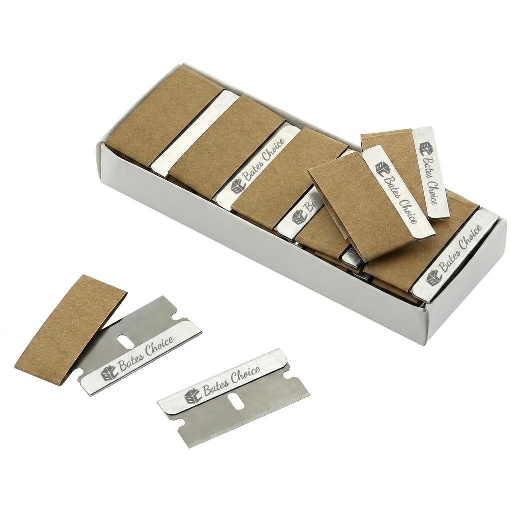 50 pcs Carbon Steel Flat Scraper Blades A422289