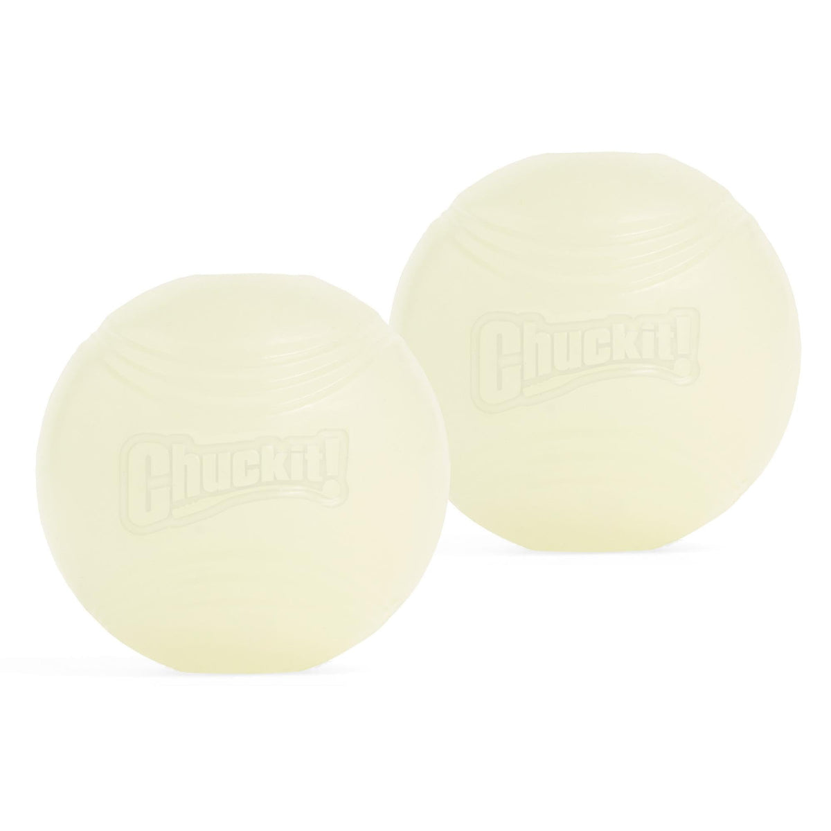 Max Glow Bouncy Ball for Dogs, Medium, 2.5in, 2 Pack Q7791