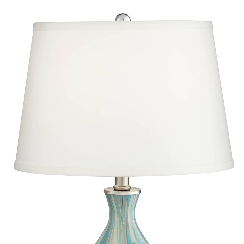 22" Art Glass Table Lamps Set of 2 D60726