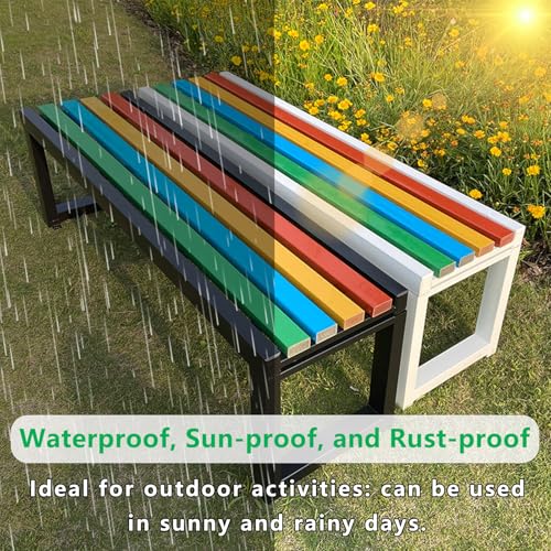 Weatherproof Metal Cast Iron Park Bench F267748