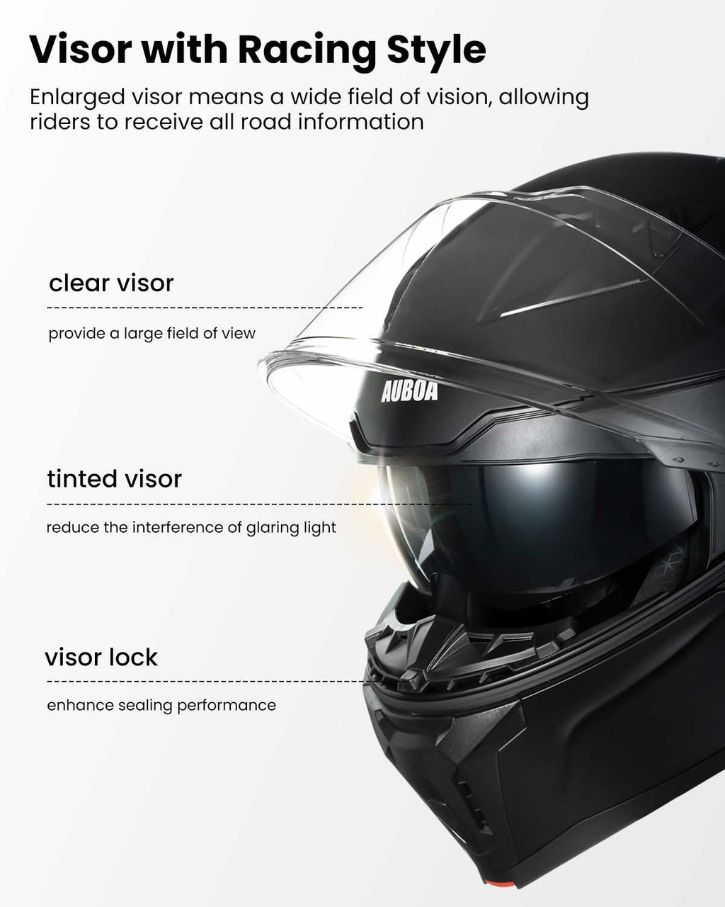 DOT Approved Modular Flip up Motorcycle Helmets W327