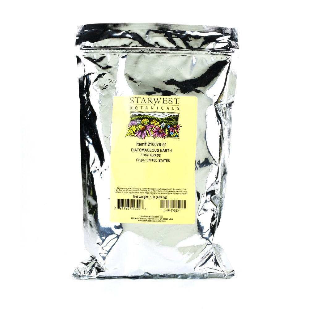 Diatomaceous Earth Powder Food Grade 1 Lb S29917
