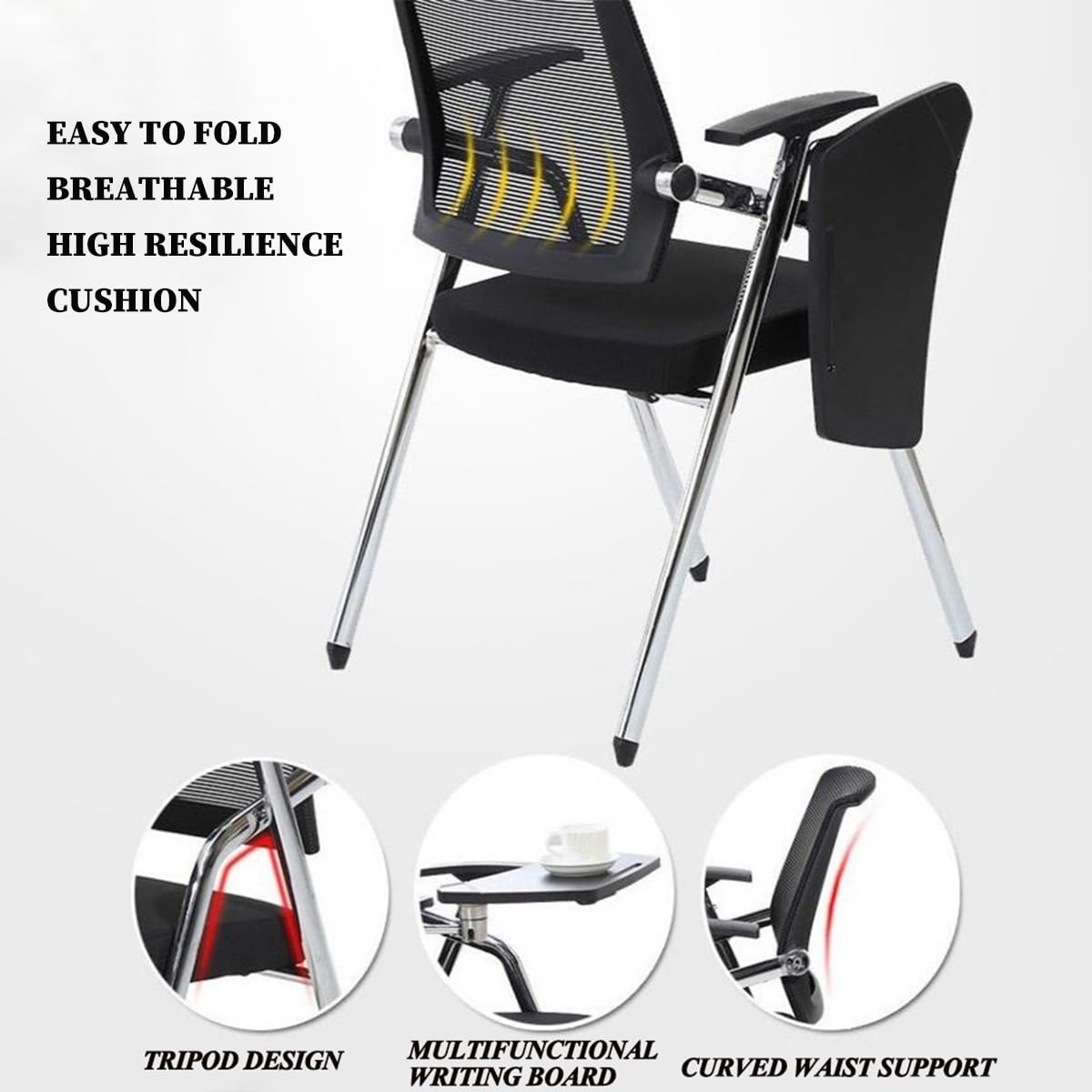 Mesh Ergonomic Office Chair with Cup Holder B538028
