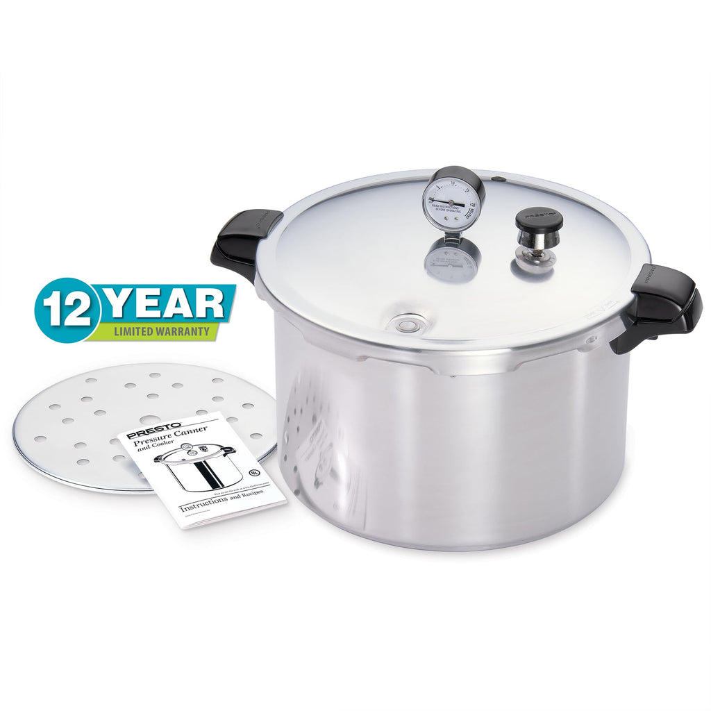 16-Quart Aluminum Pressure Canner and Cooker P901