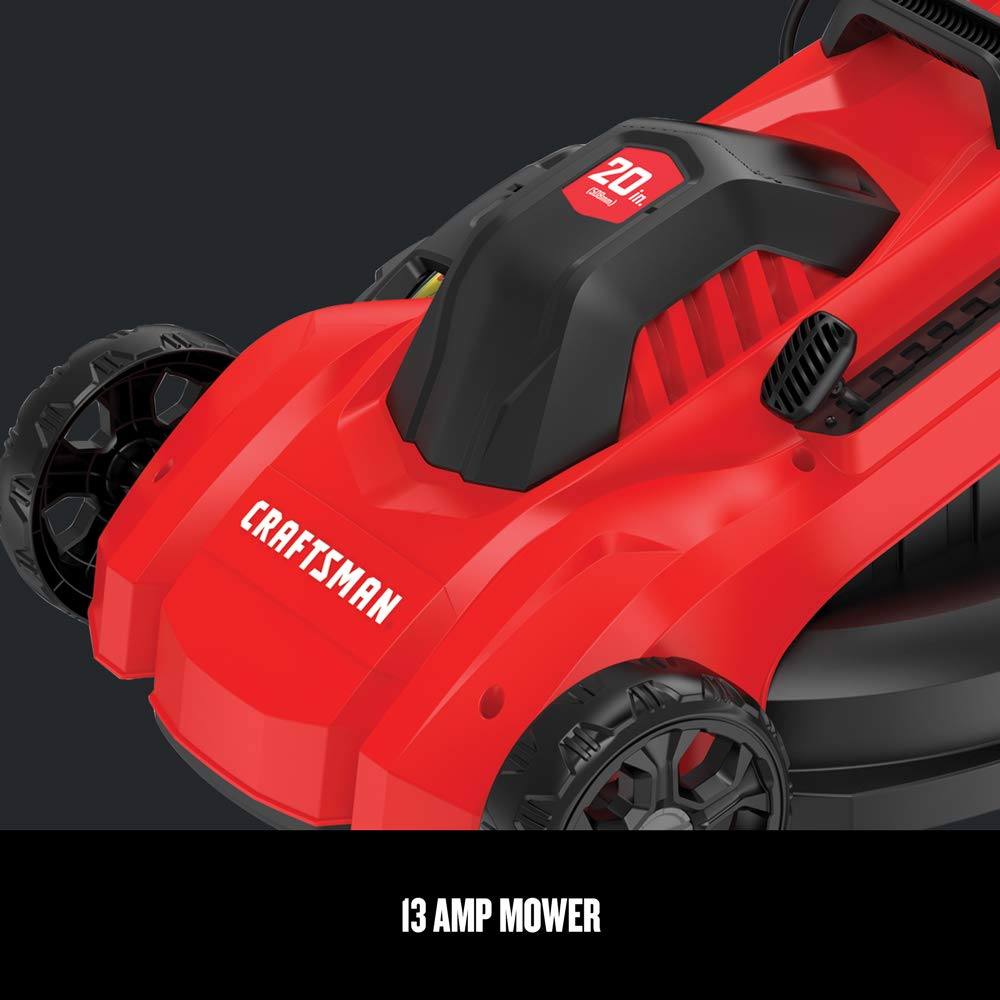 Electric Push Lawn Mower, 20-Inch Corded 13-AMP D3730
