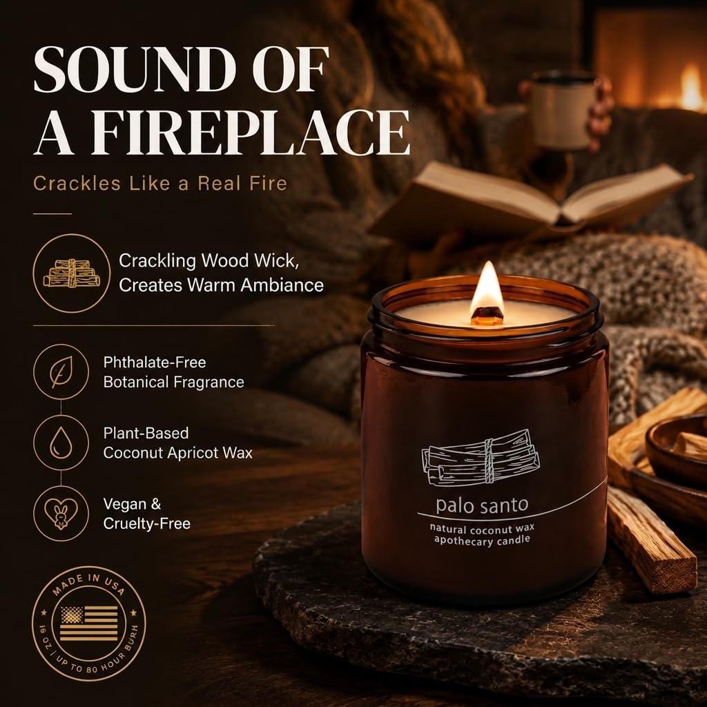 16 oz Wood Wick Candle Y2743
