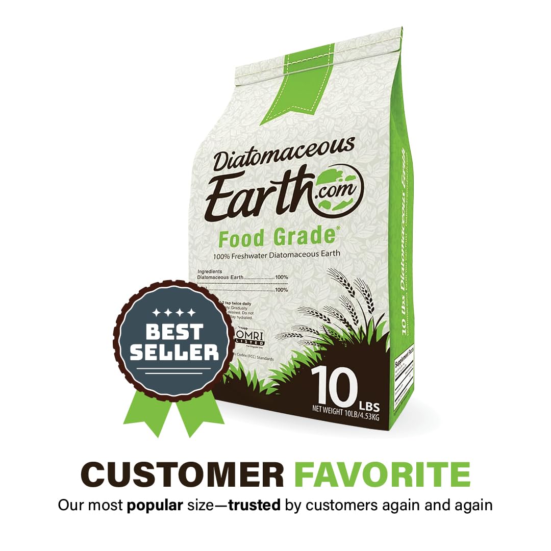 Food Grade Diatomaceous Earth 10lb Organic Powder K9772