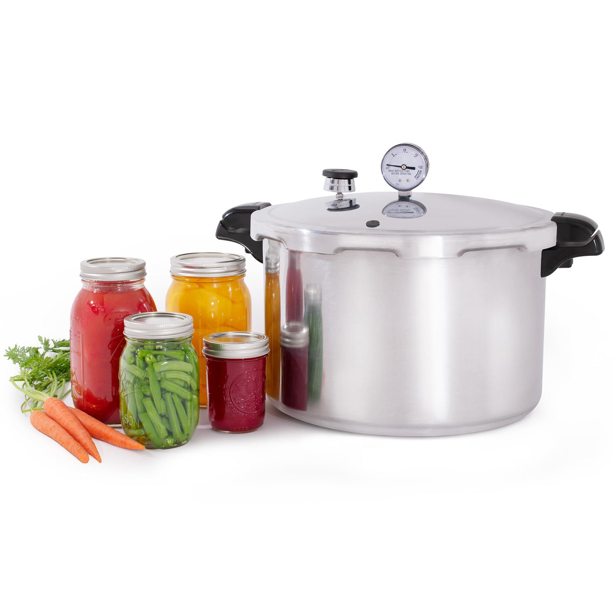 16-Quart Aluminum Pressure Canner and Cooker P901