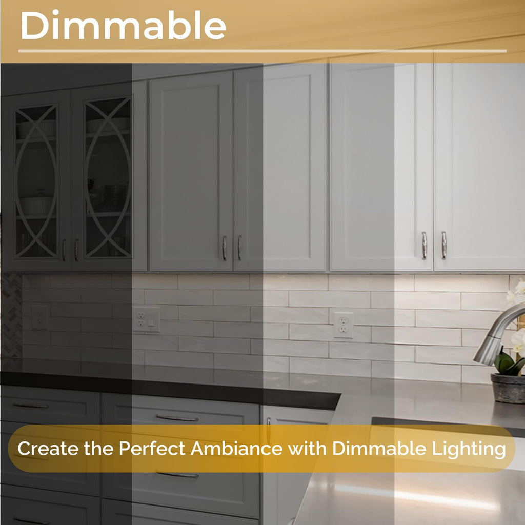 24-Inch LED Under Cabinet Light, Dimmable Color Selectable, 11W, White U836