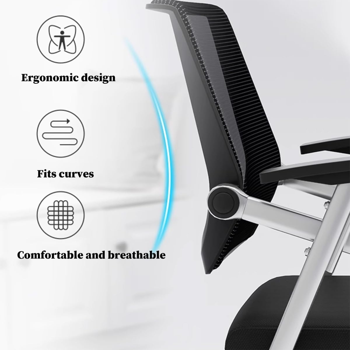 Mesh Ergonomic Office Chair with Cup Holder B538028