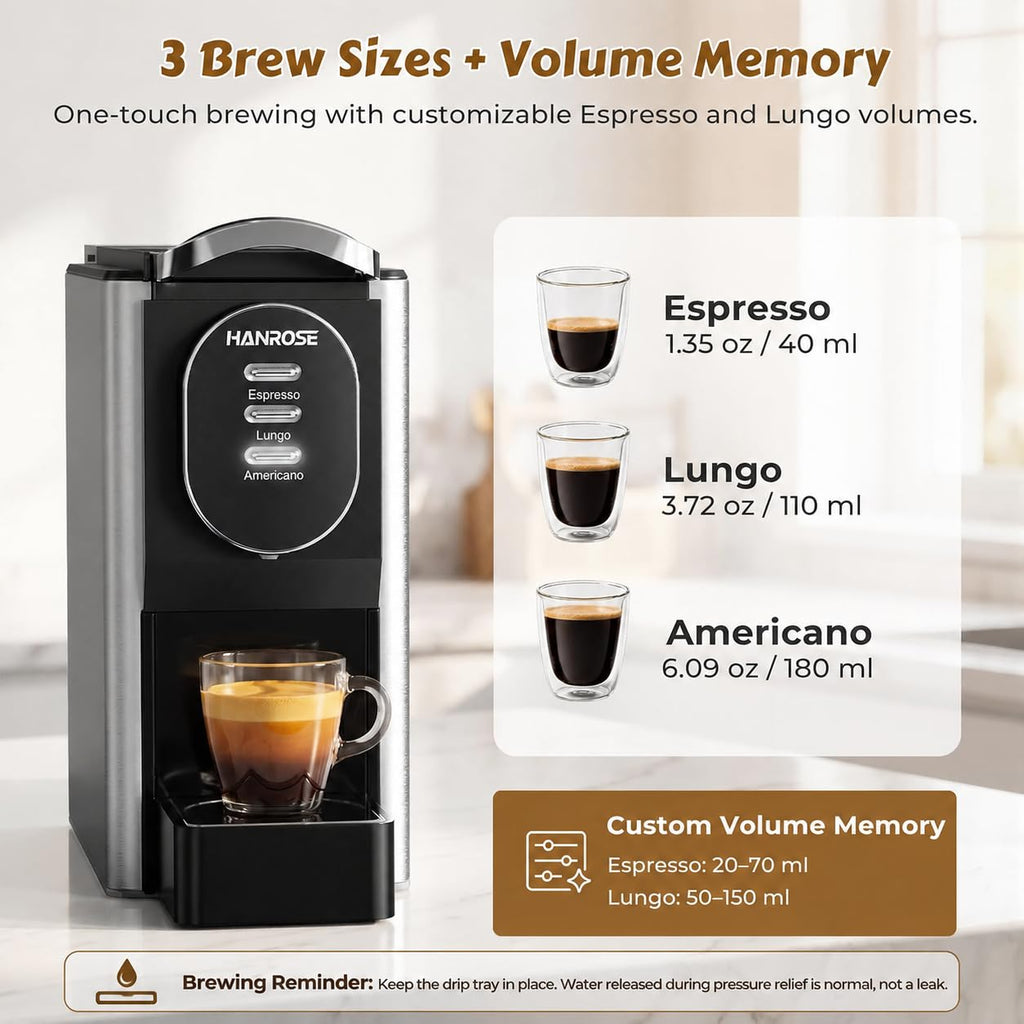 Stainless Steel 20 Bar Espresso Machine Z461749