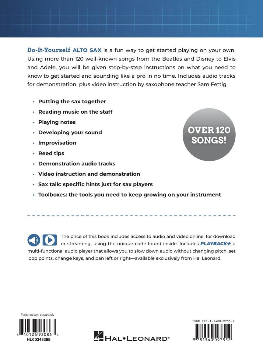 Alto Sax Beginner Guide with Online Audio and Video B118693