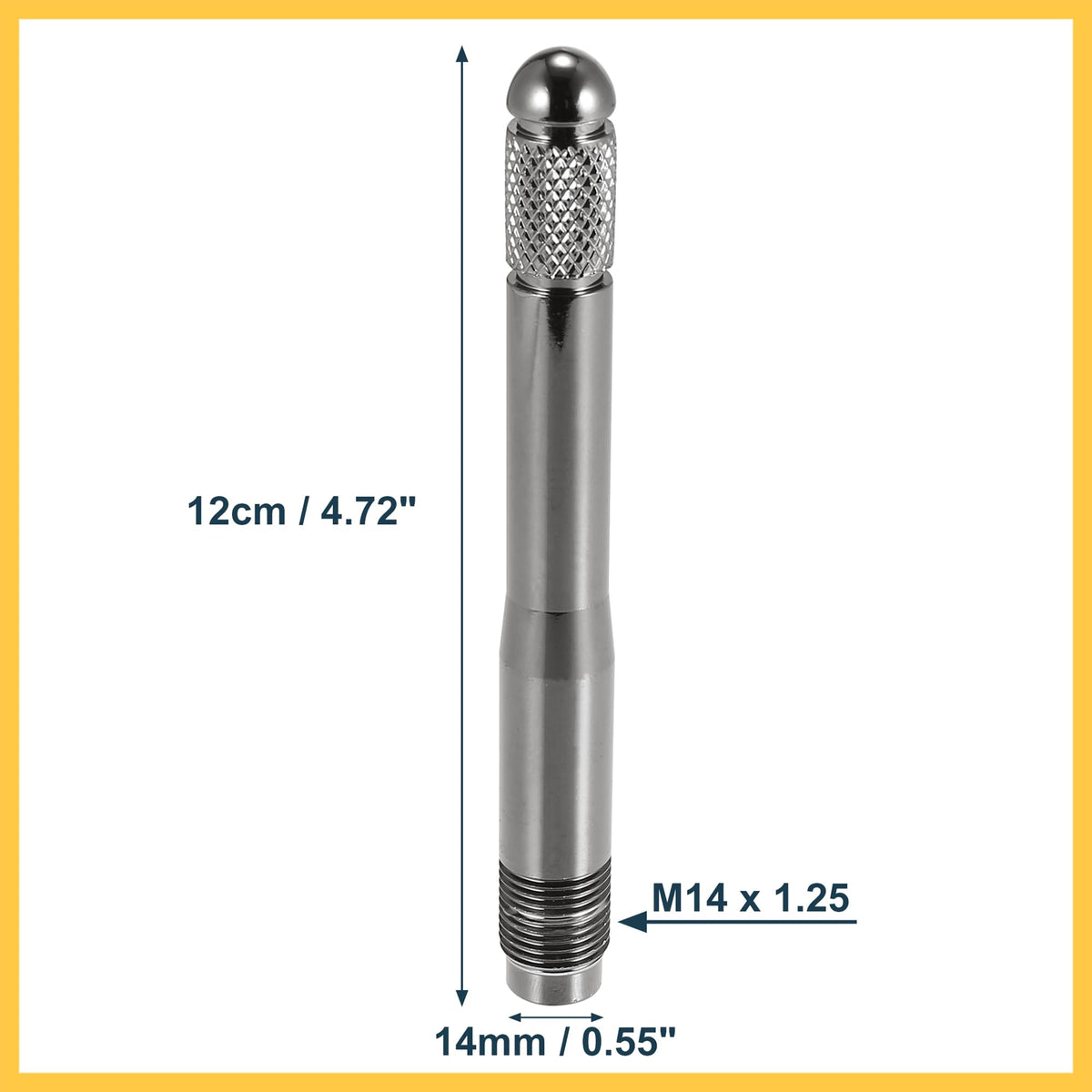 2pcs Stainless Steel Wheel Hangers Alignment Pin M14x1.25 O26716