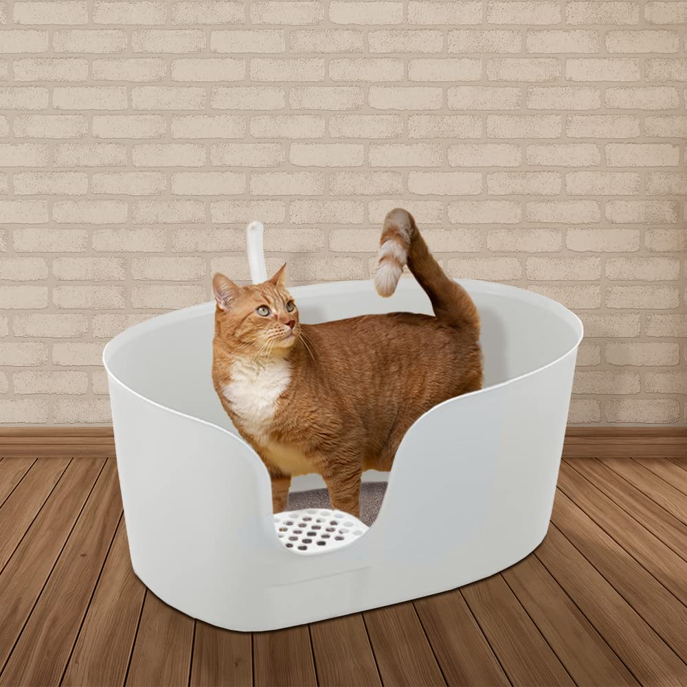 High Wall Cat Litter Box XL White D666228