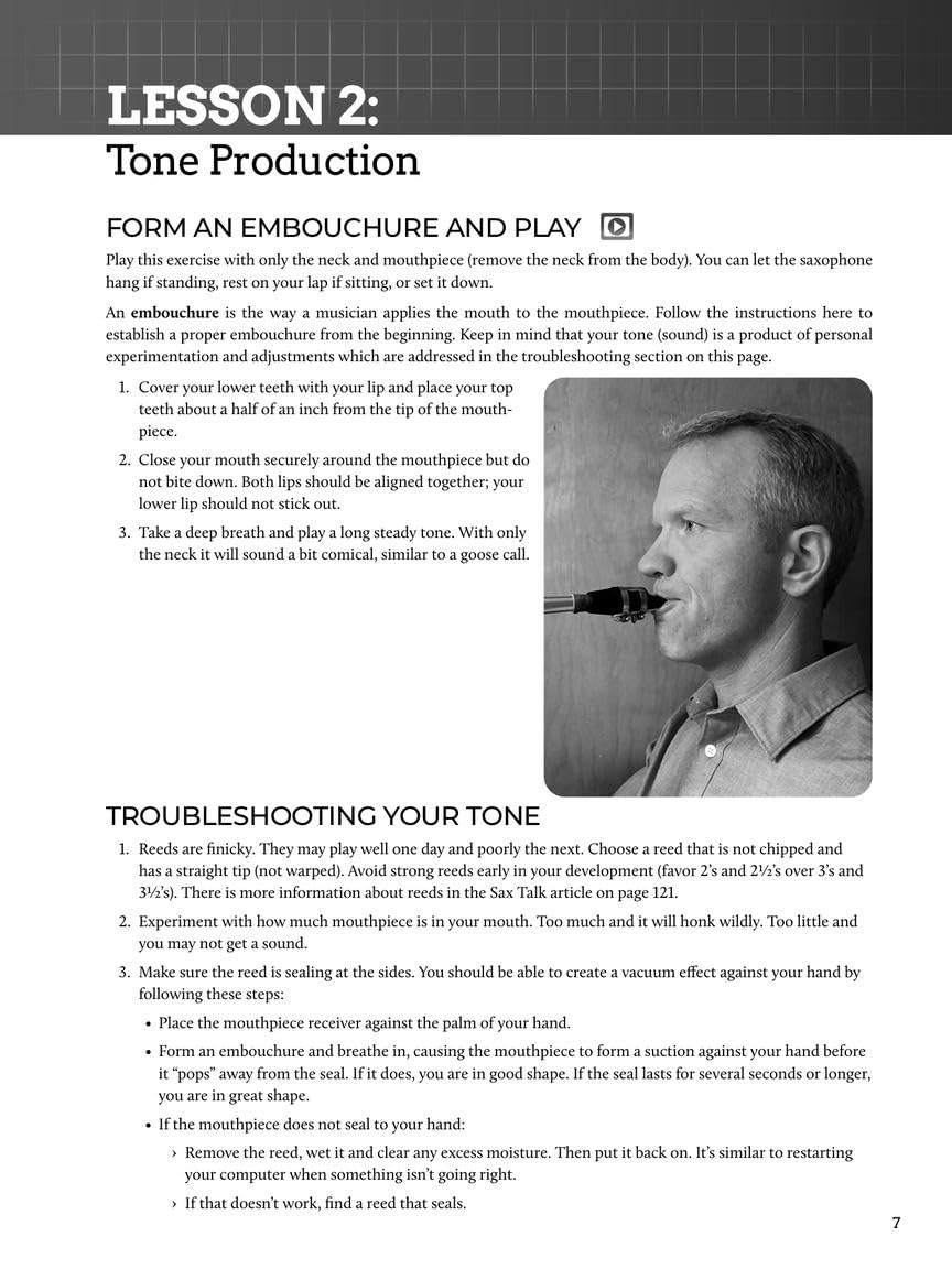 Alto Sax Beginner Guide with Online Audio and Video B118693