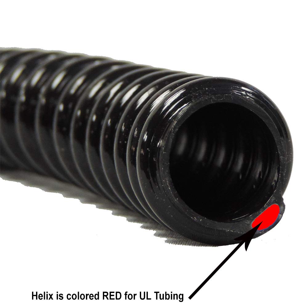 Flexible PVC Water Garden Hose and Pond Tubing 3/4" Dia x 100 ft N53864