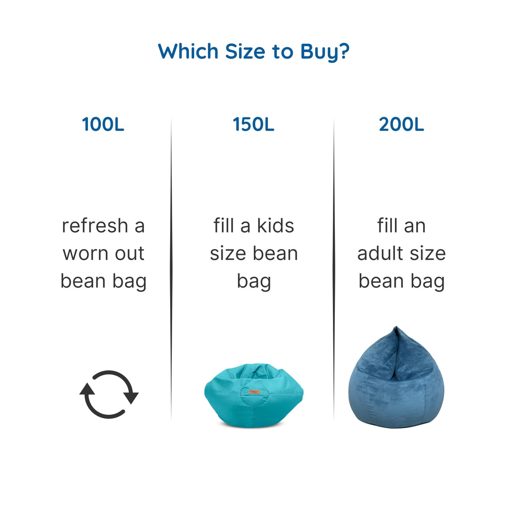 100L High-Density Polystyrene Bean Bag Refill M8813