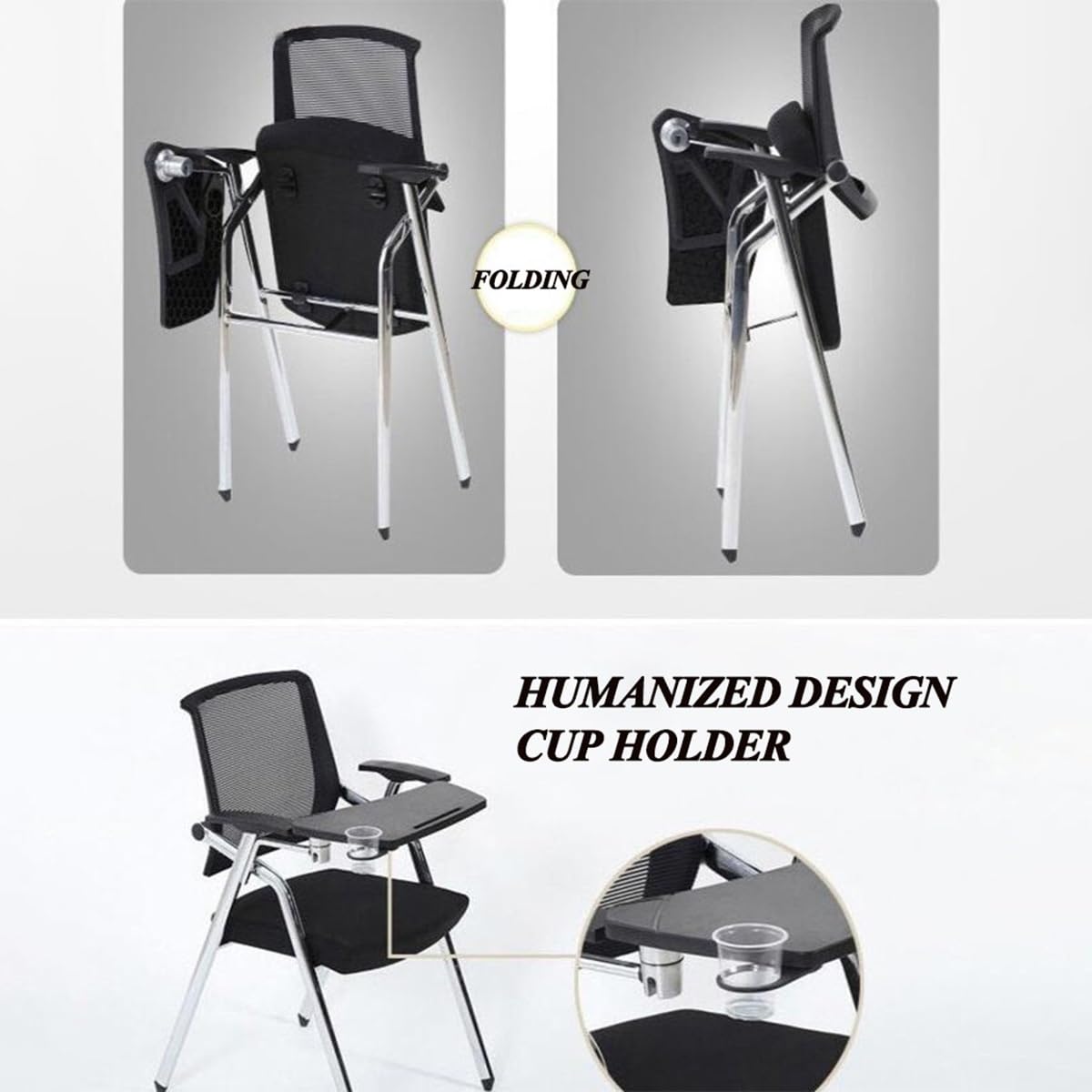 Mesh Ergonomic Office Chair with Cup Holder B538028