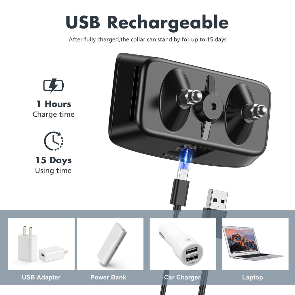 Rechargeable Anti Barking Training Collar U343027