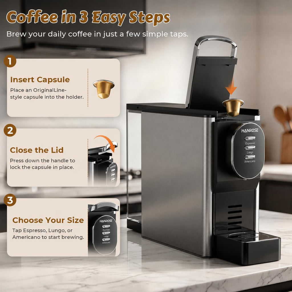 Stainless Steel 20 Bar Espresso Machine Z461749