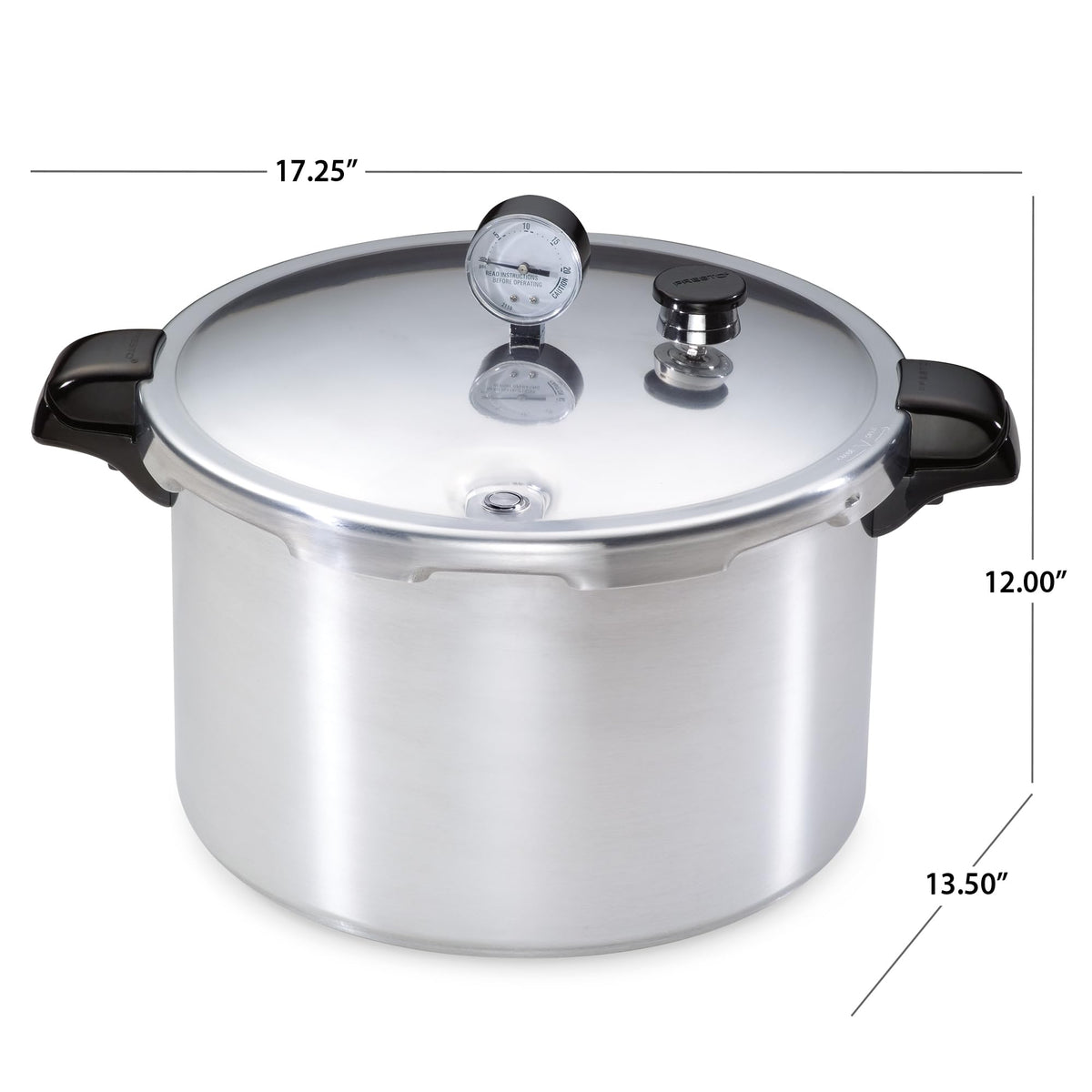 16-Quart Aluminum Pressure Canner and Cooker P901