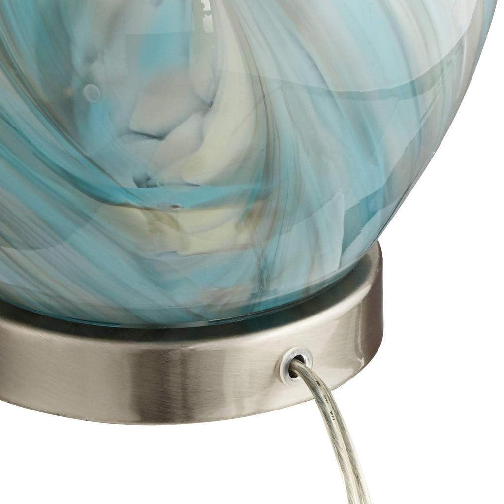 22" Art Glass Table Lamps Set of 2 D60726