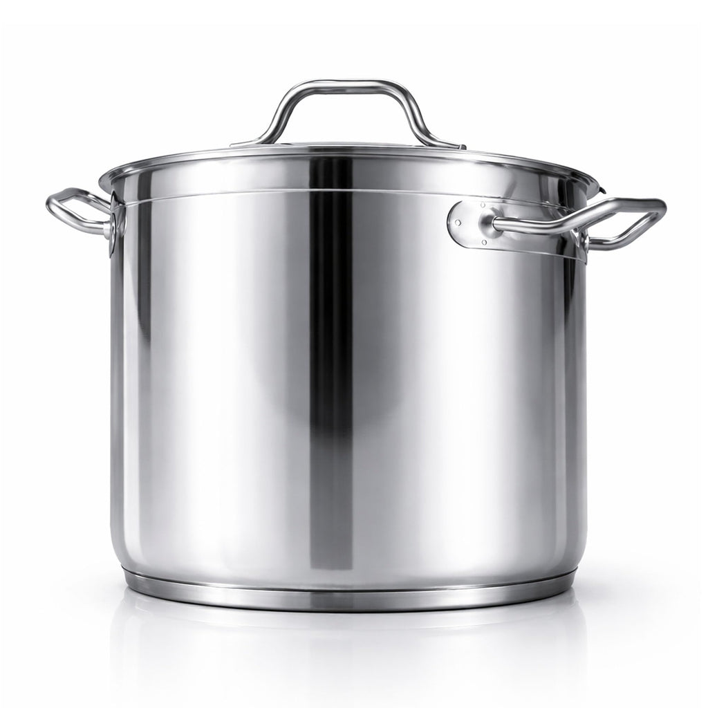 60 Qt Stainless Steel Stockpot with Lid W70785