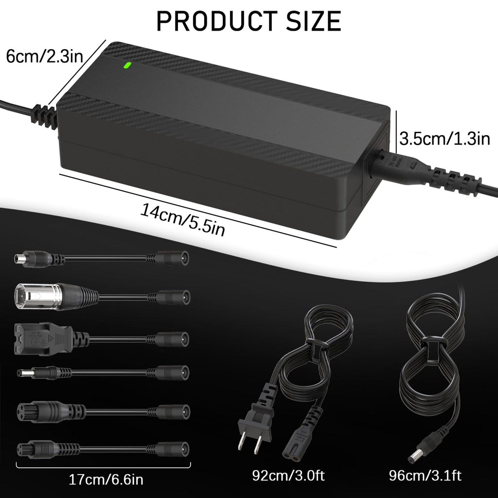42V 2A Electric Scooter Charger with 7 Plugs M207
