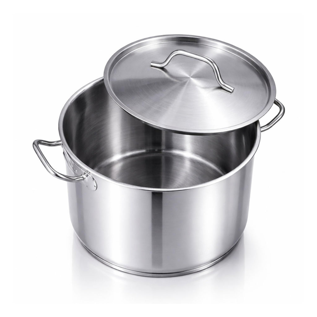 60 Qt Stainless Steel Stockpot with Lid W70785