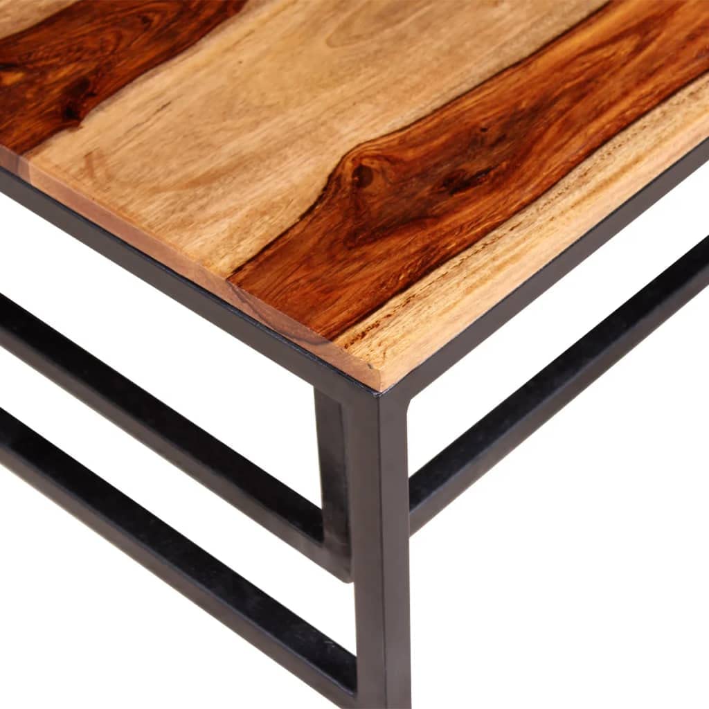 Two Piece Nesting Solid Sheesham Wood Coffee Table Set R97388