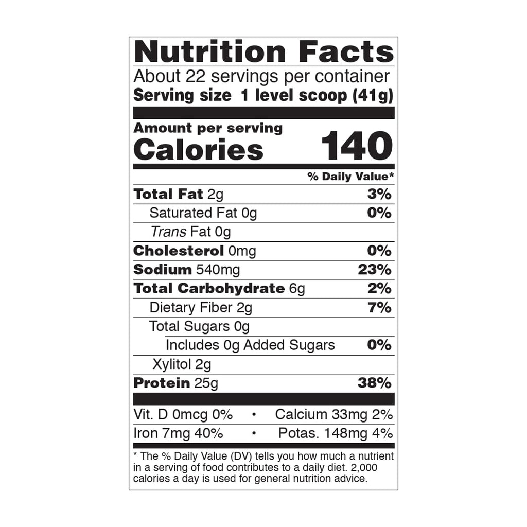 Pea Protein 25 g With BCAAs Vanilla Toffee 2 lbs B151649