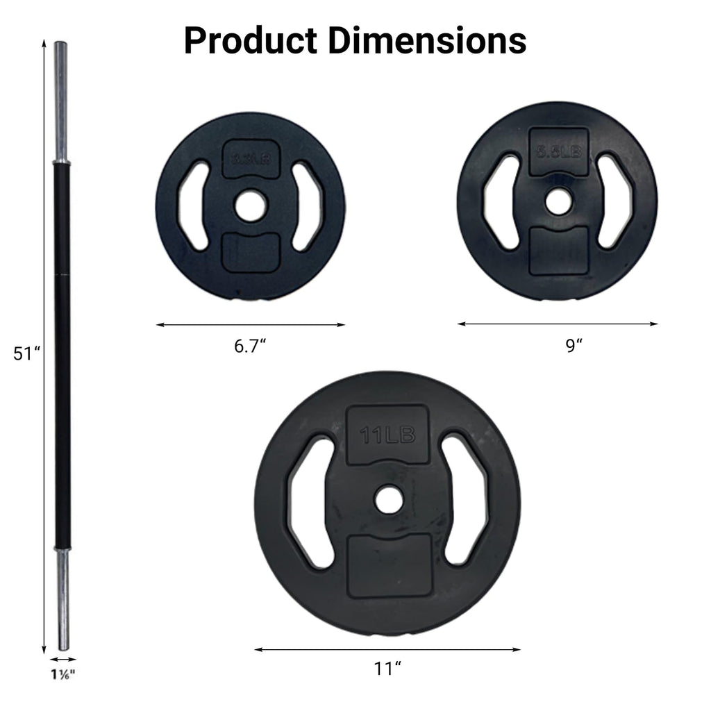 Adjustable Barbell Weight Set H6119