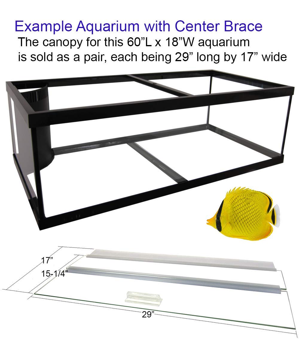 Glass Canopy Set for Aquariums C827