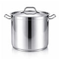 60 Qt Stainless Steel Stockpot with Lid W70785