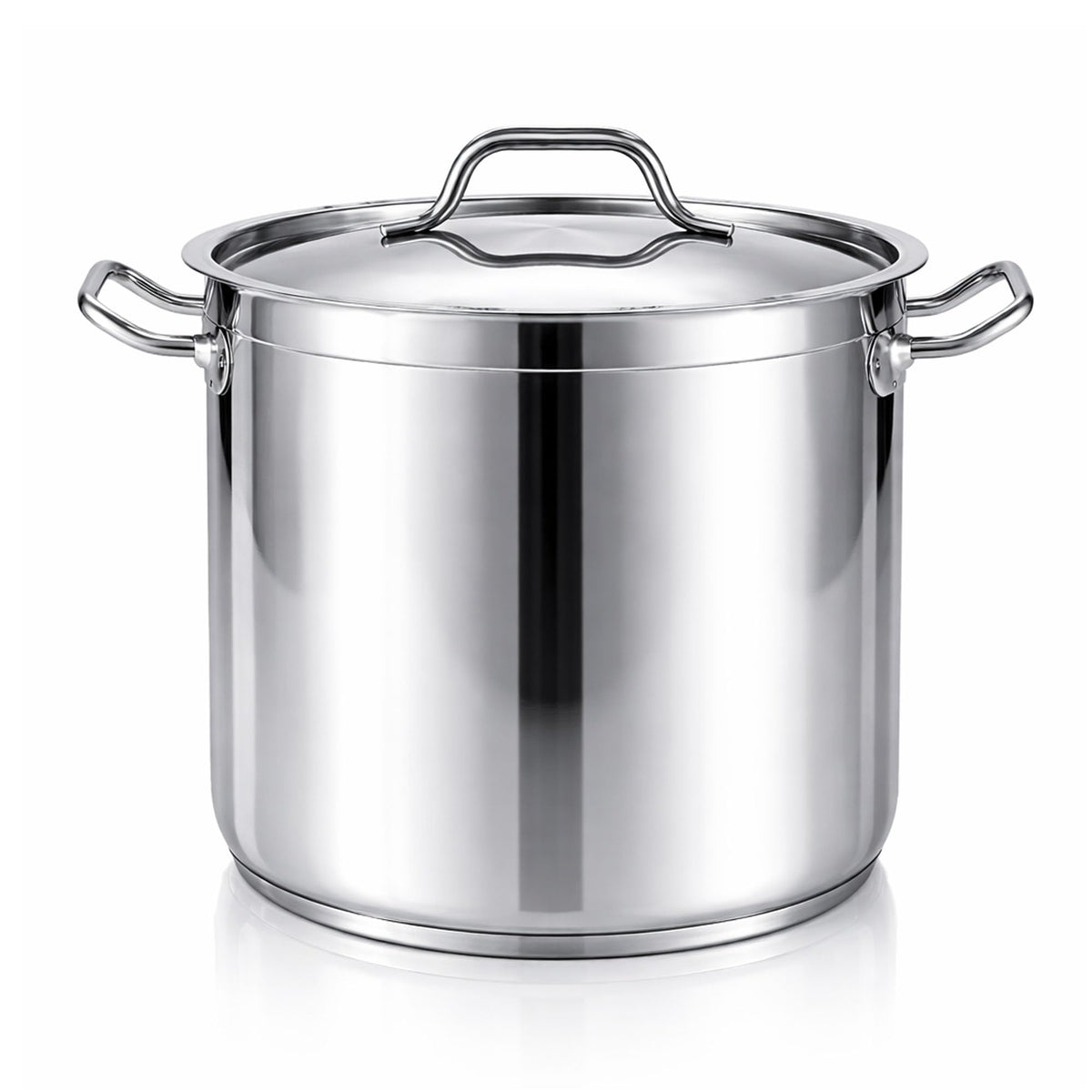60 Qt Stainless Steel Stockpot with Lid W70785