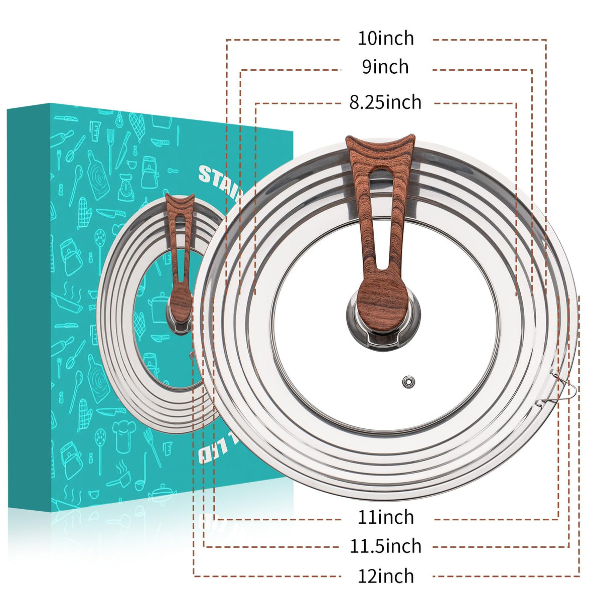 Universal Pan Lid with Tempered Glass O611