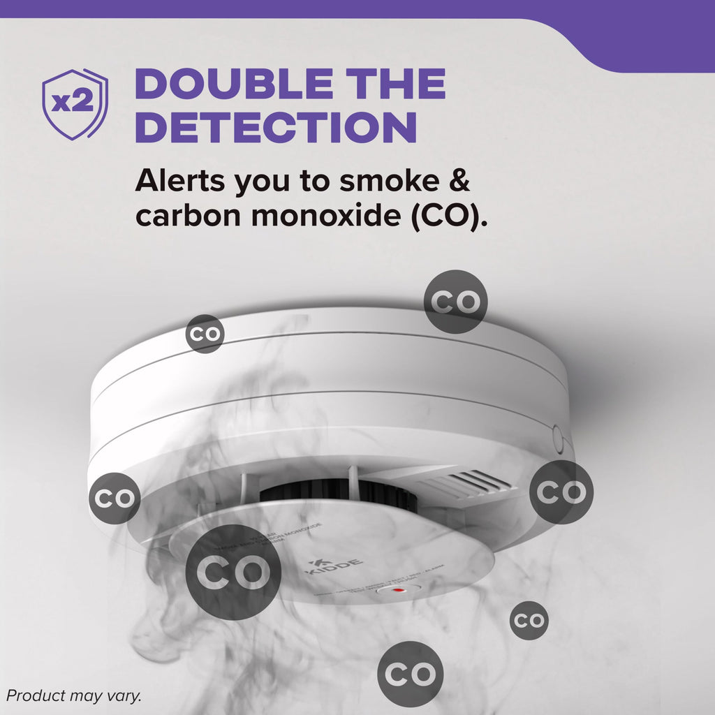 Smoke & CO Detector, AA Battery-Powered, 3 Pack L442836