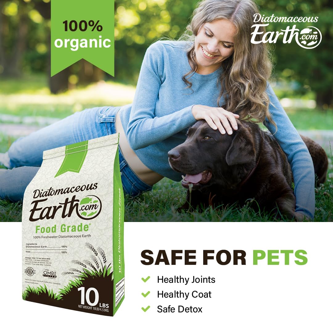 Food Grade Diatomaceous Earth 10lb Organic Powder K9772