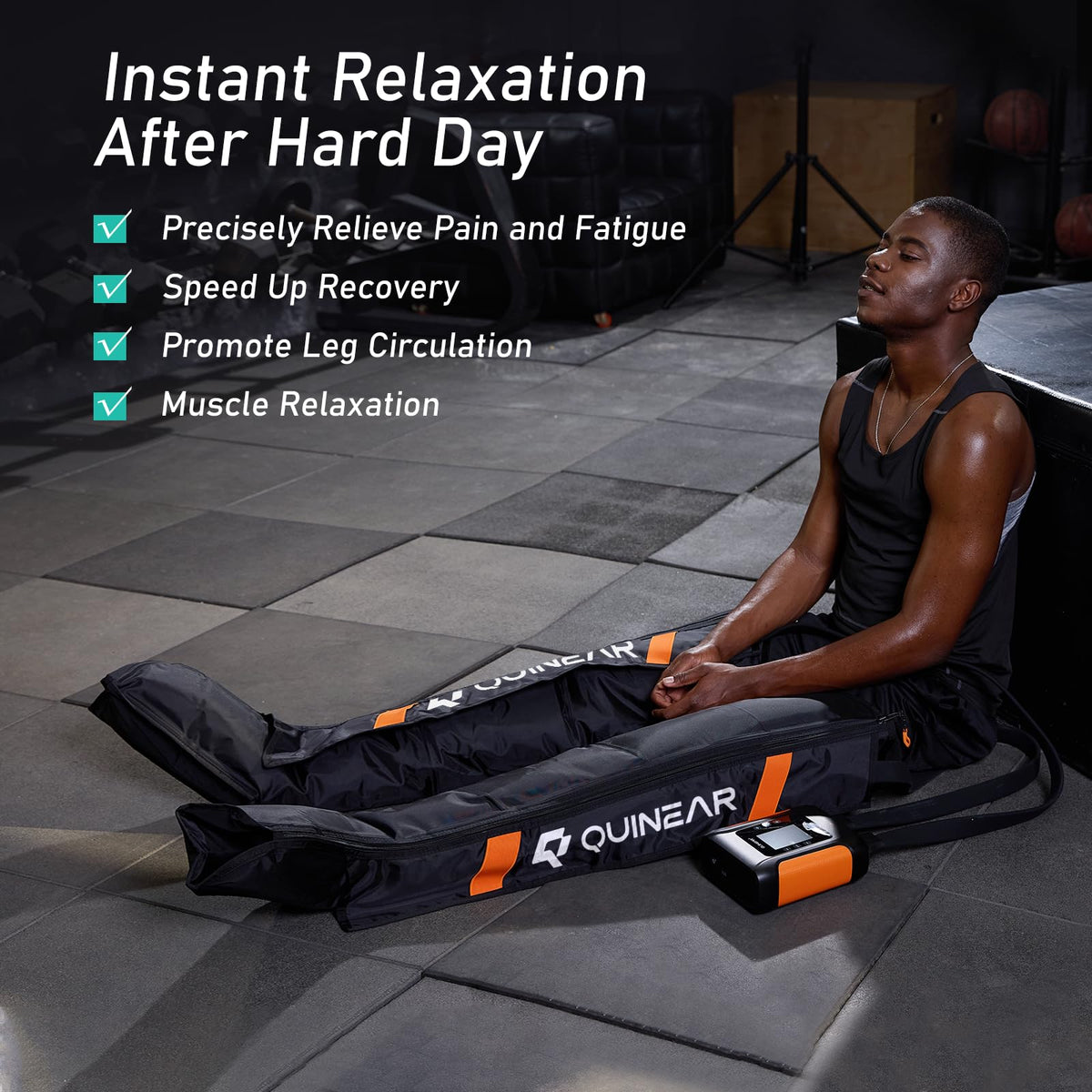 Cordless Air Compression Leg and Foot Massager V3072