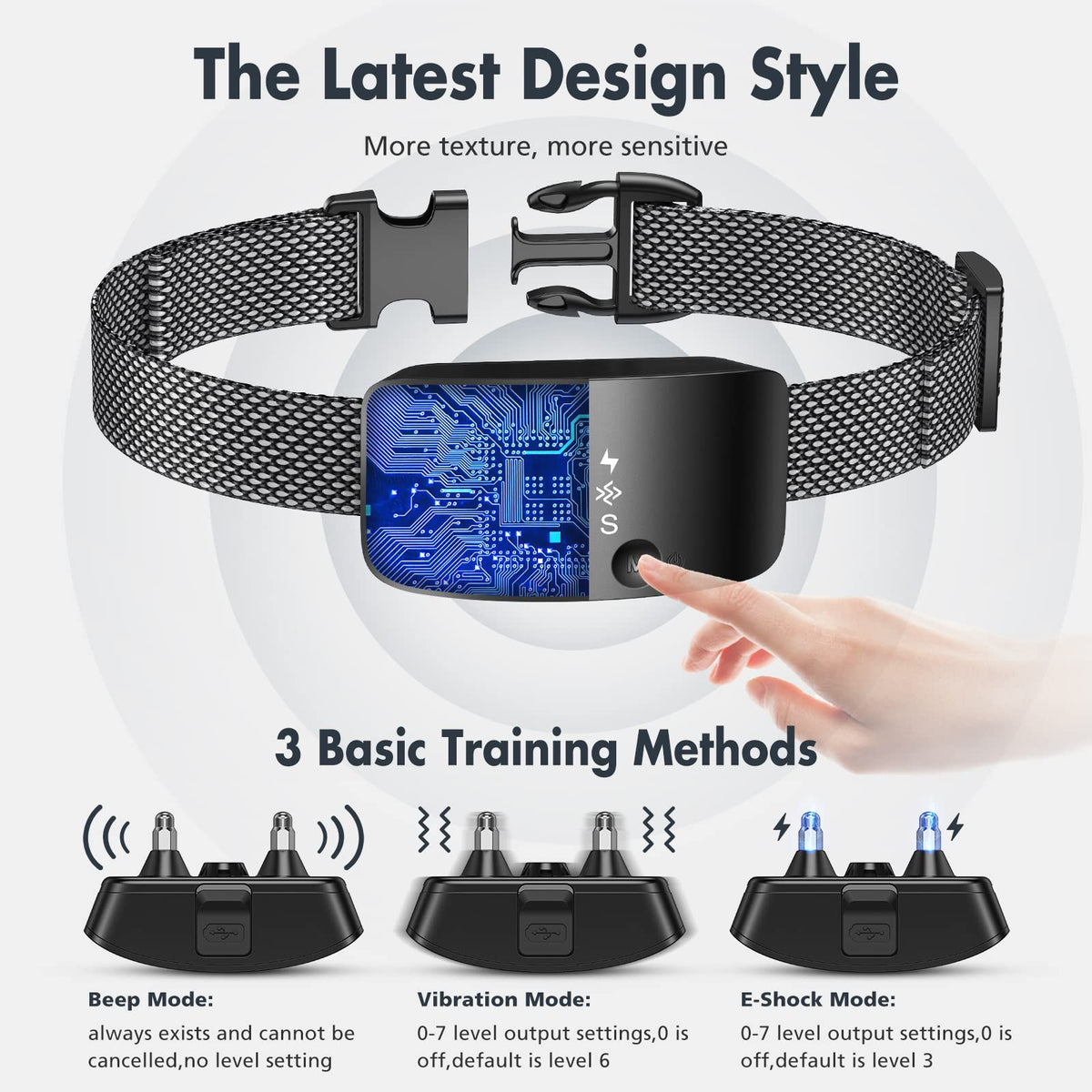 Rechargeable Anti Barking Training Collar U343027