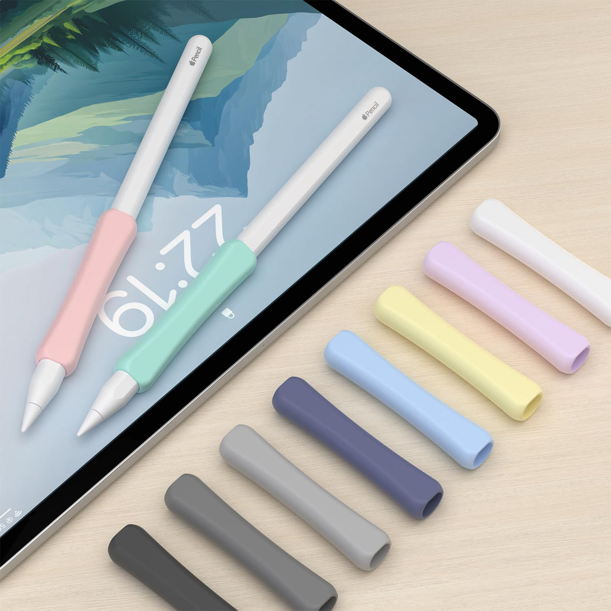 Silicone Grip Compatible with Apple Pencil 2nd Generation, USB-C & Pro Y9640