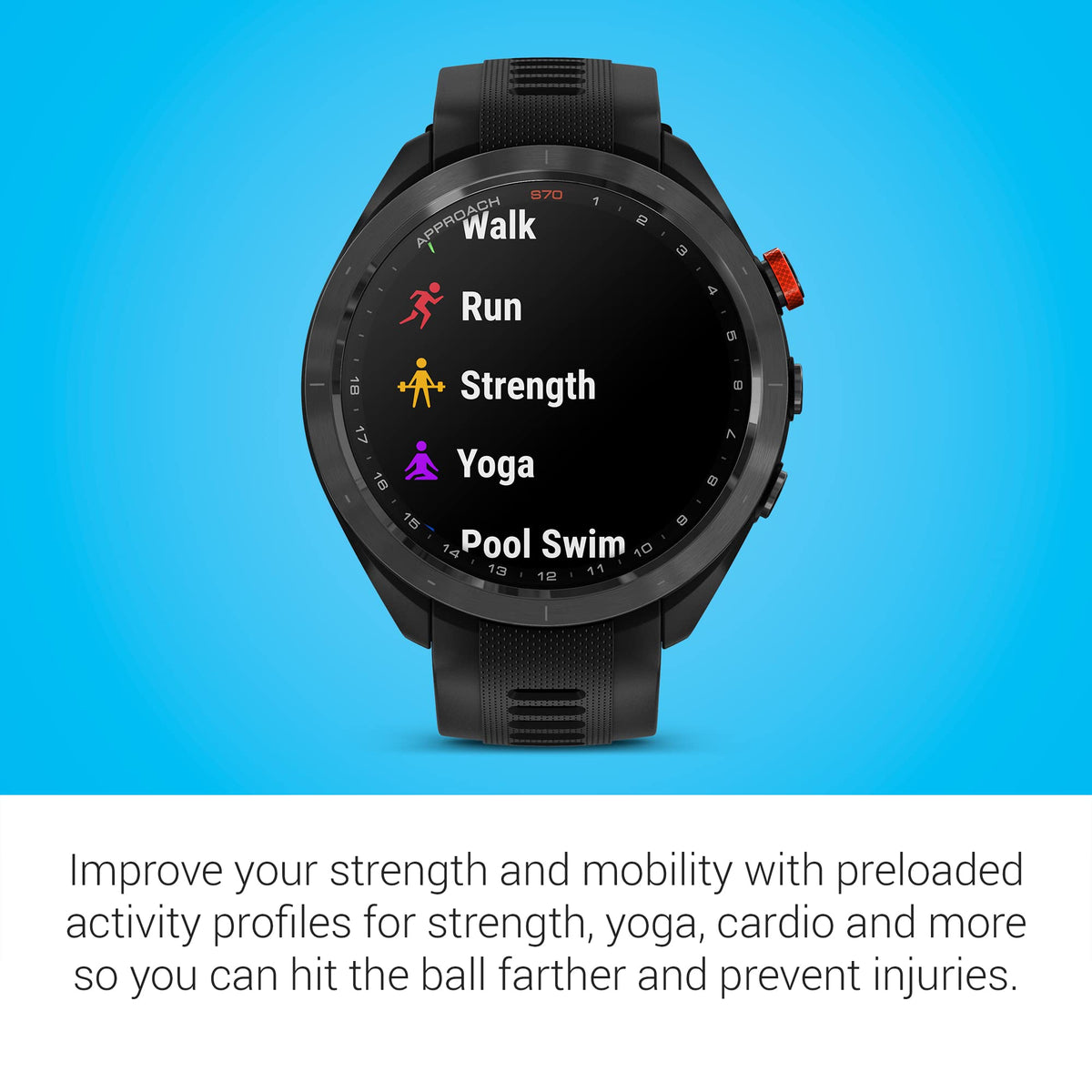 Golf Smartwatch with AMOLED Display O129