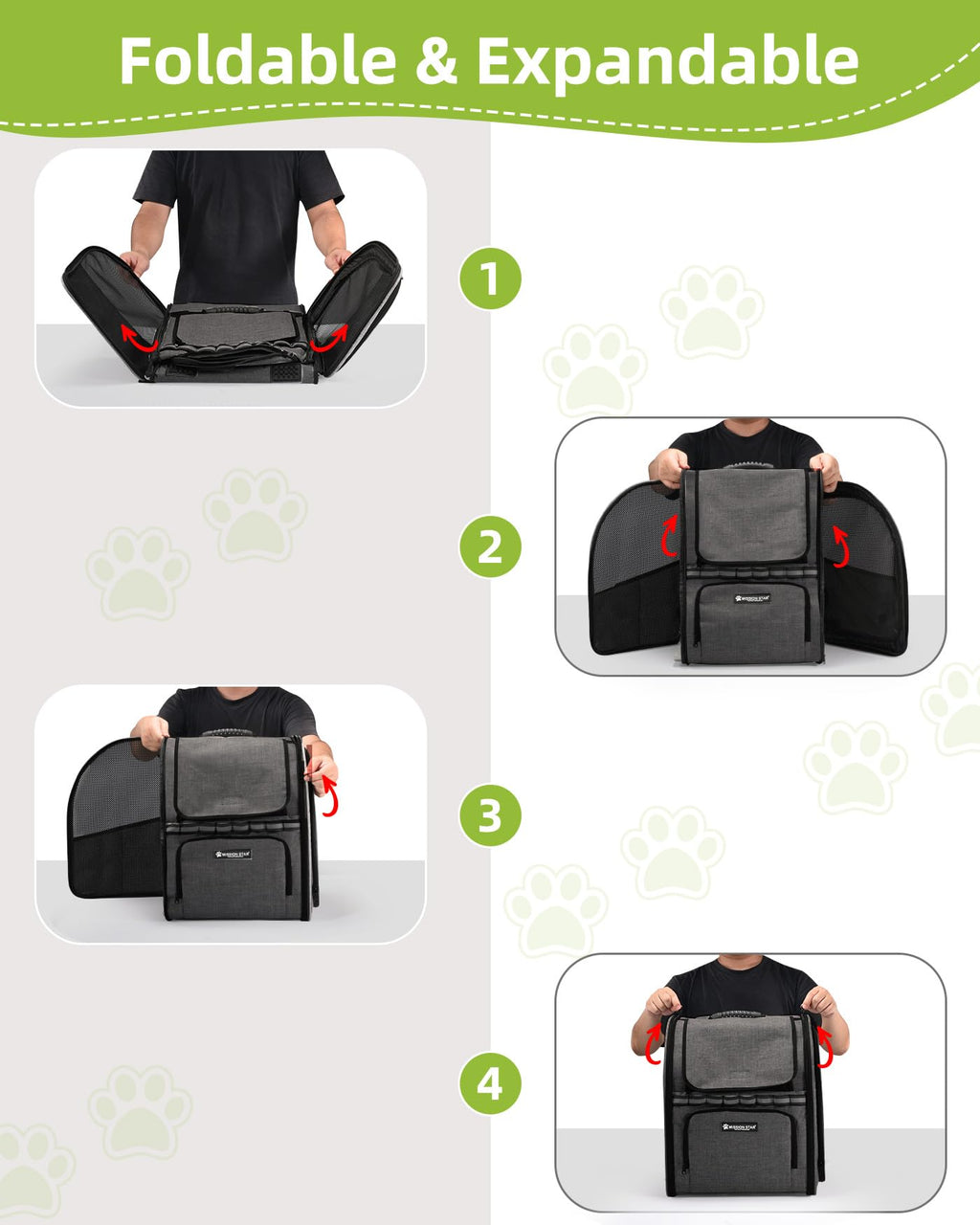 Dark Grey Breathable Mesh Cat Backpack Carrier B5126