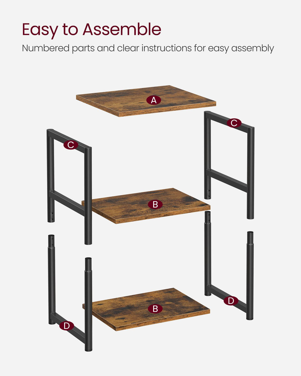 Small Steel Side Table I25658