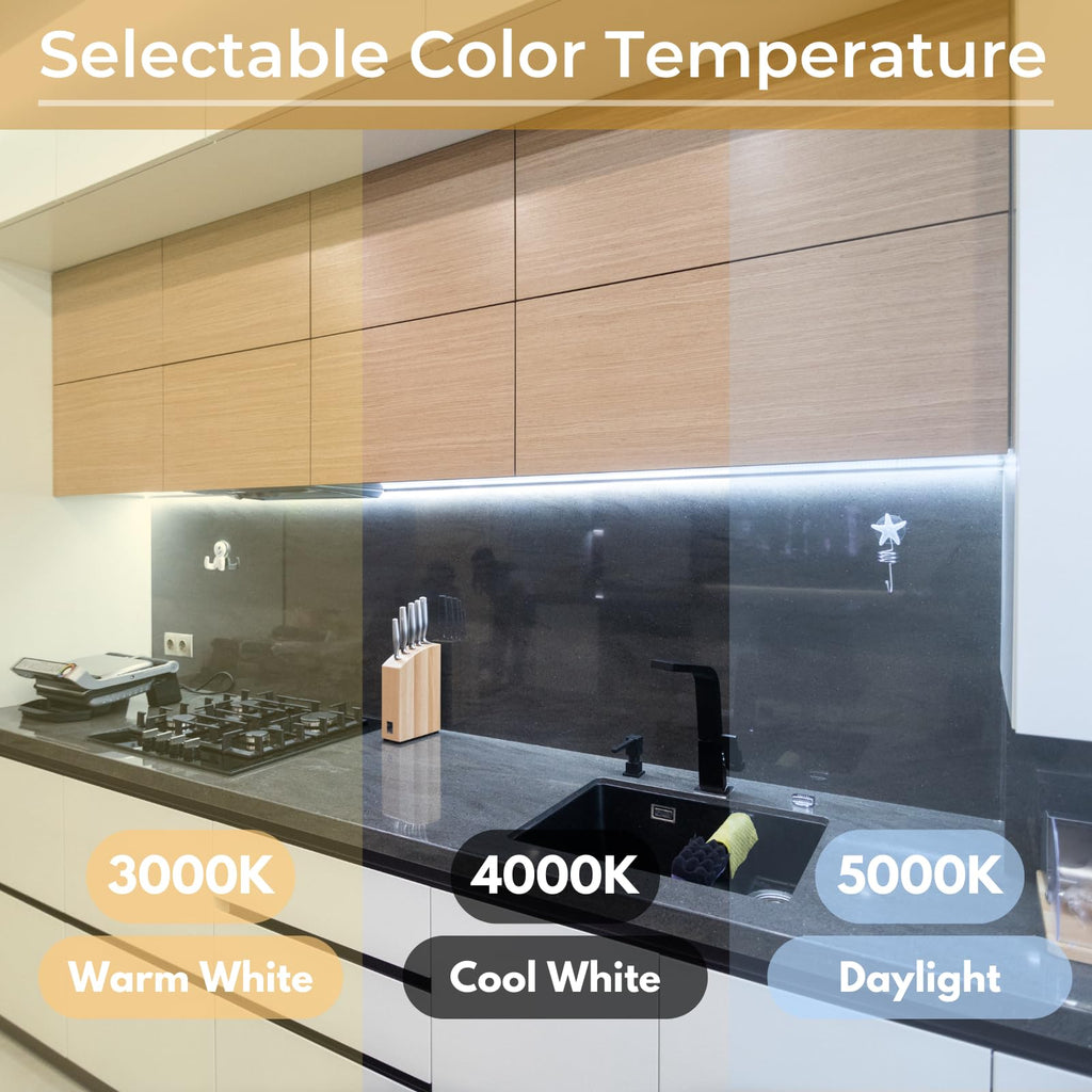 24-Inch LED Under Cabinet Light, Dimmable Color Selectable, 11W, White U836